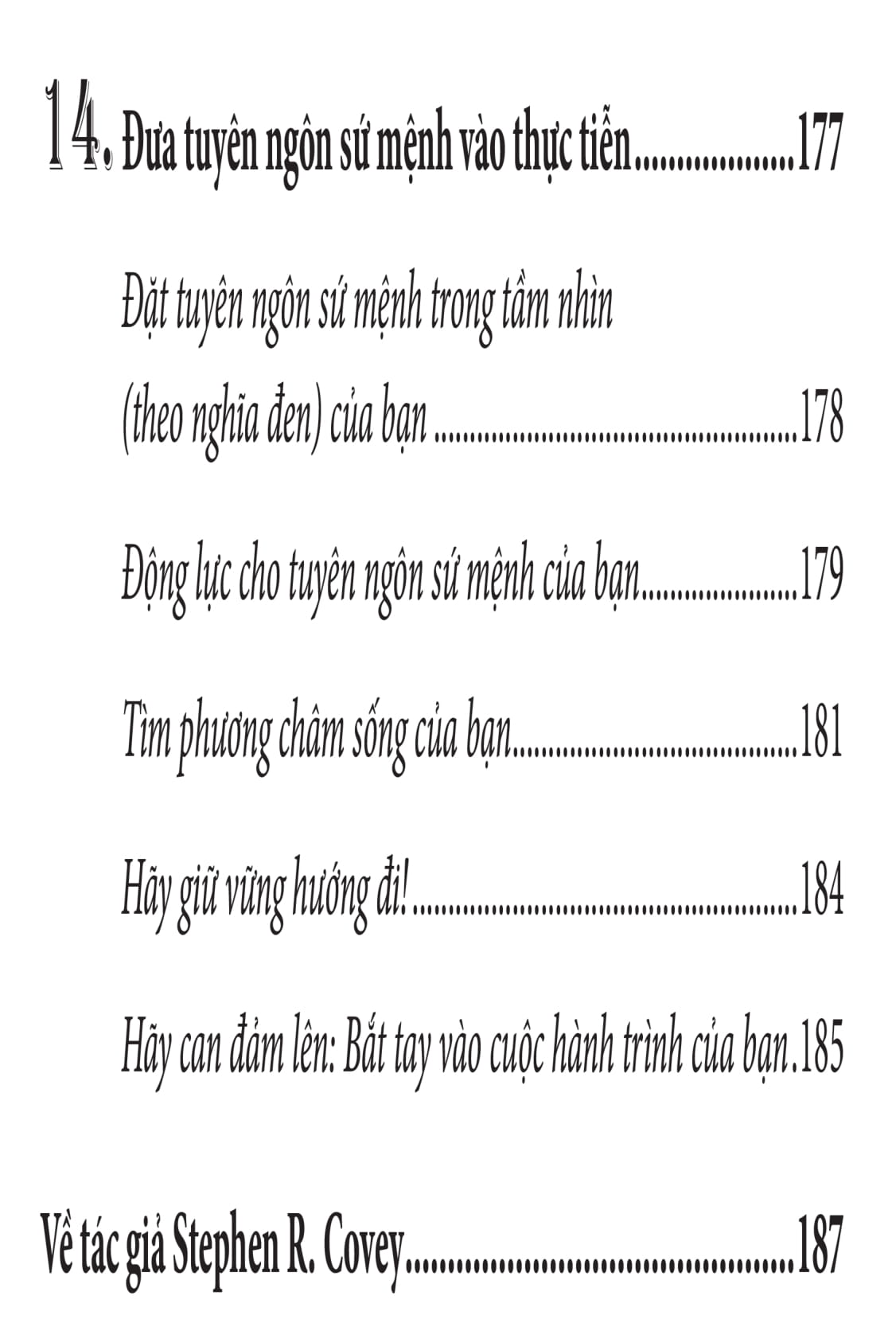 tuyên ngôn sứ mệnh cuộc đời - hành trình tìm mục đích, chọn mục tiêu và đạt được ước mơ