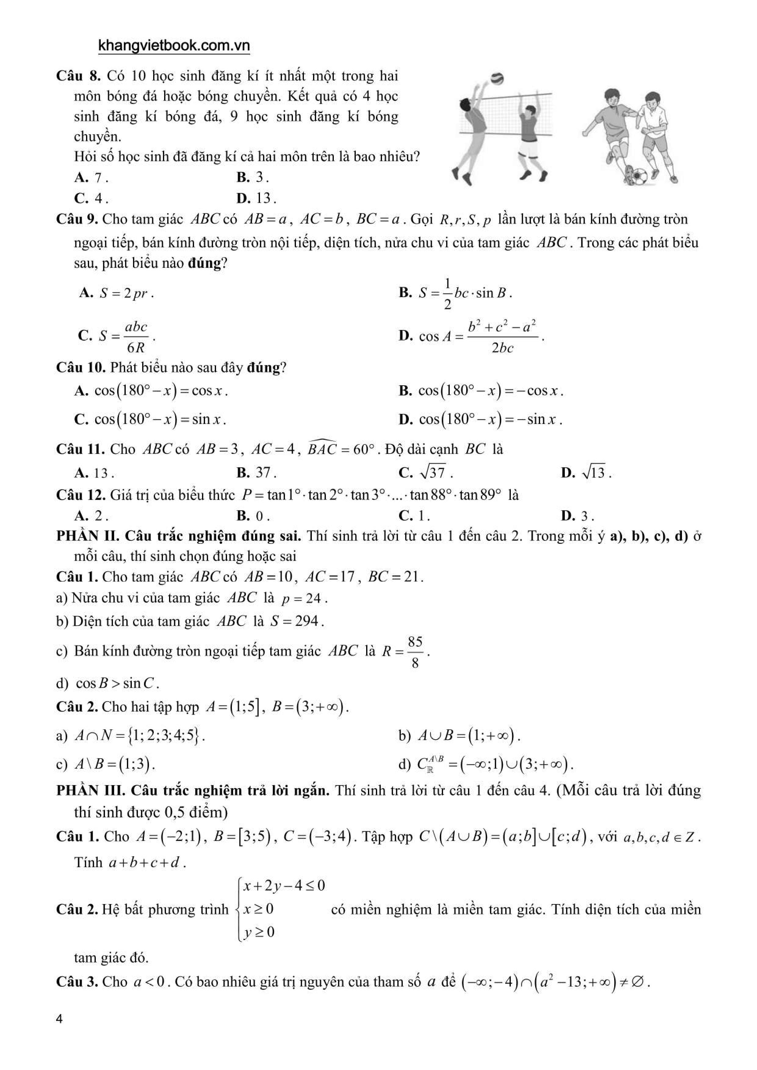 Tuyen Tap 48 De Kiem Tra Dinh Ky Toan 10