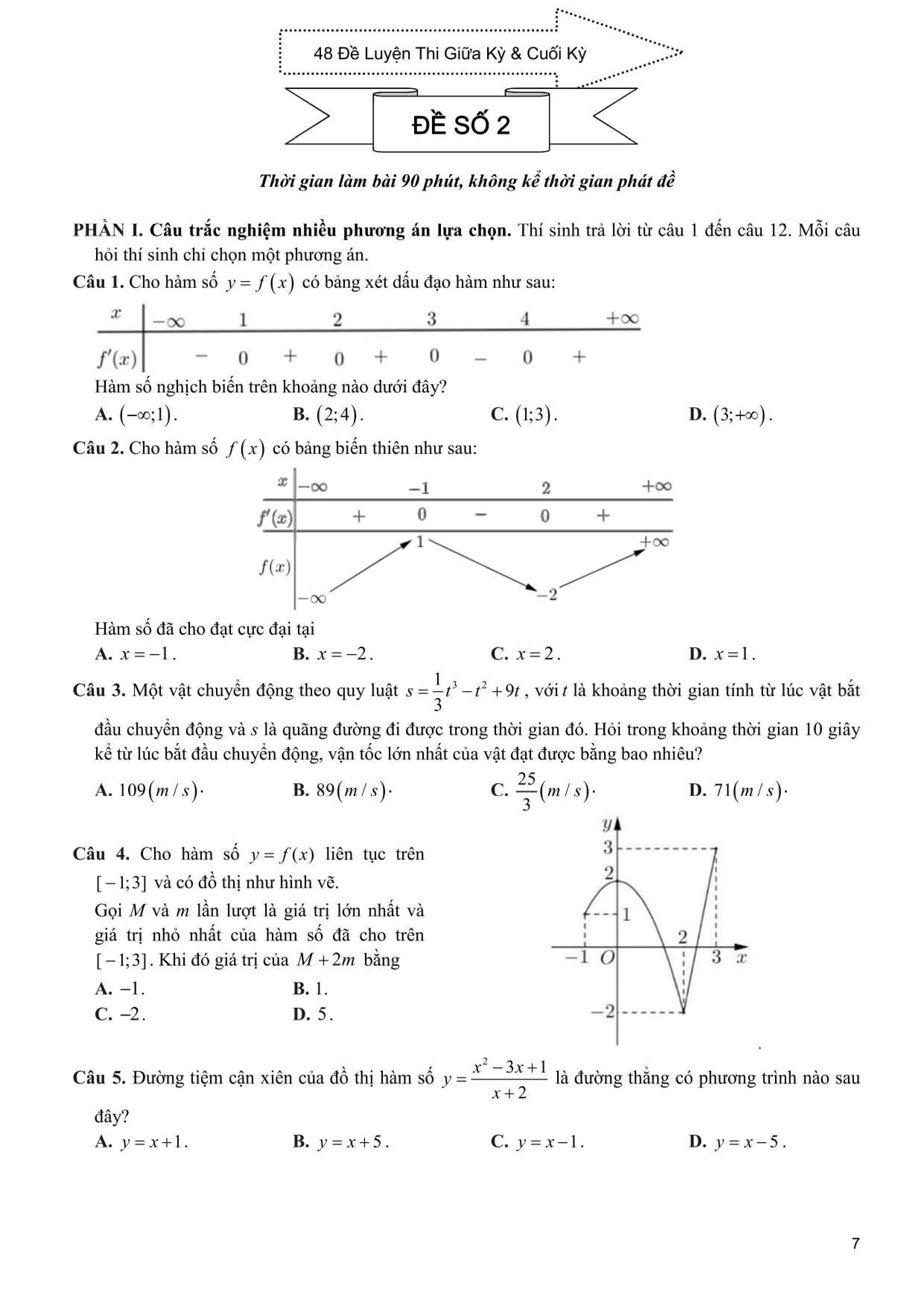 Tuyen Tap 48 De Kiem Tra Dinh Ky Toan 12