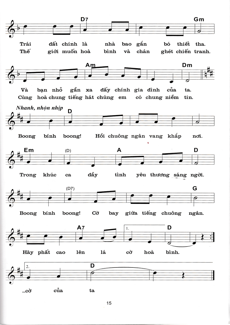 tuyển tập bài hát hay dùng trong trường thcs