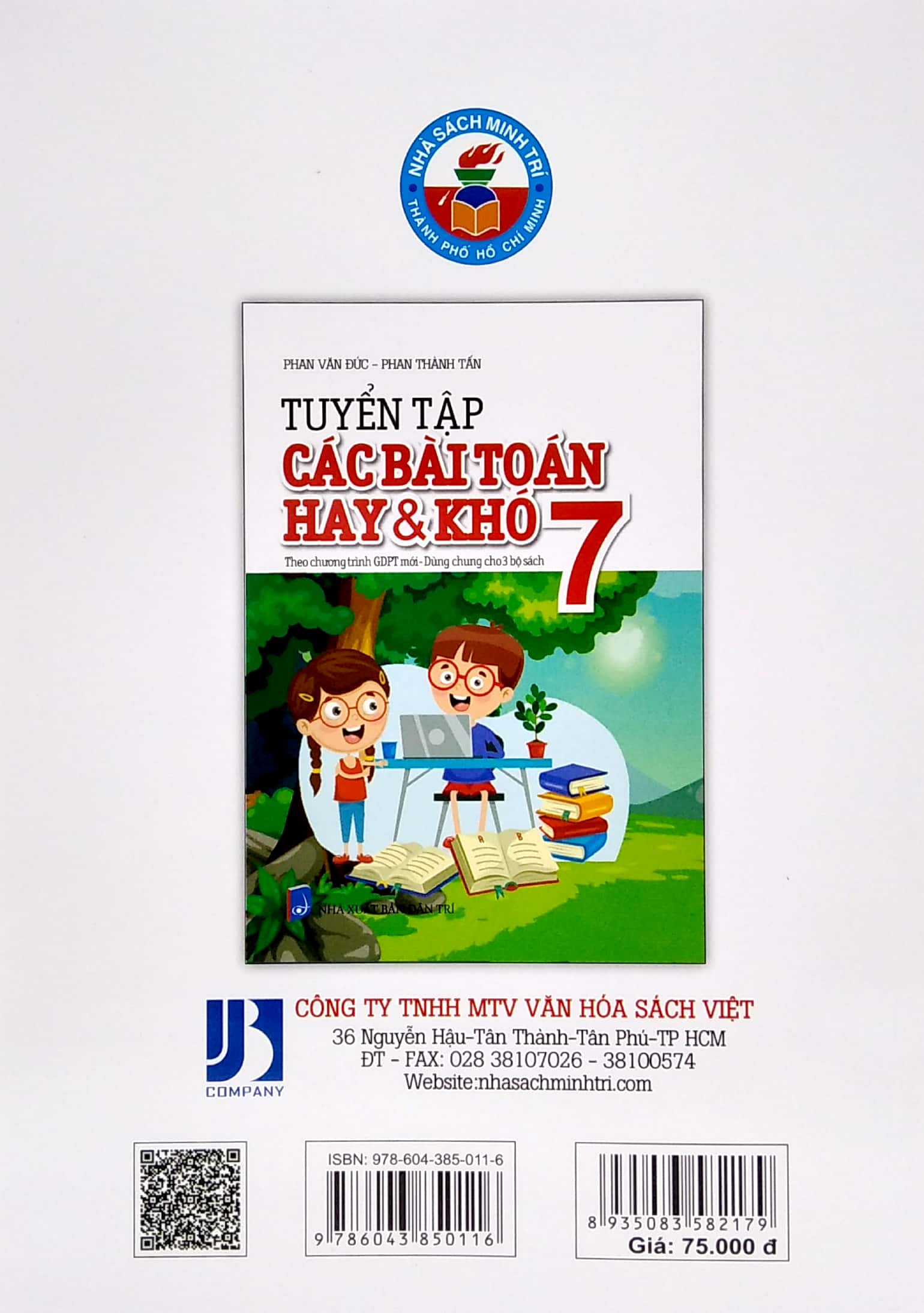 tuyển tập các bài toán hay và khó 7 - theo chương trình gdpt mới - dùng chung cho 3 bộ sách