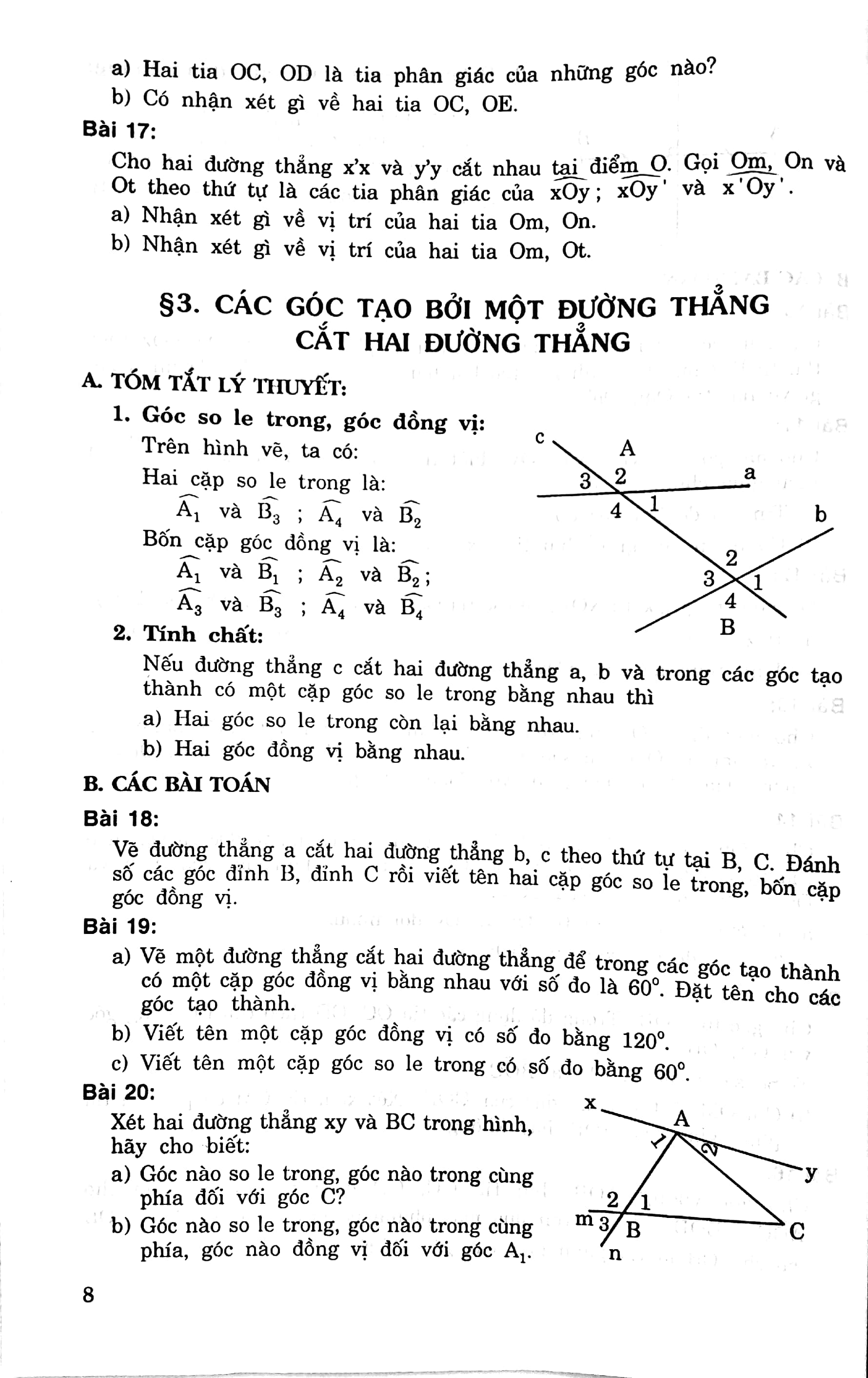 tuyển tập các bài toán hay và khó hình học 7 (2020)
