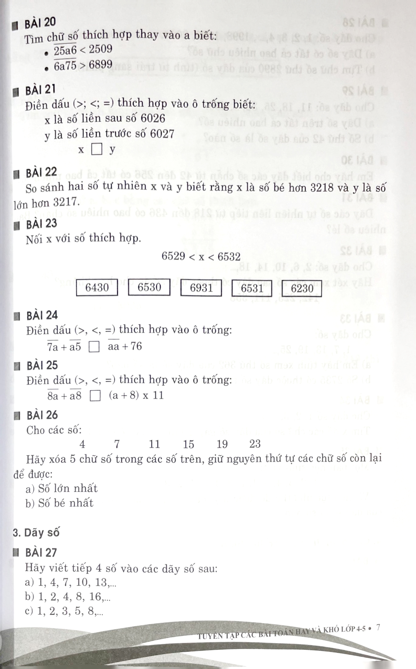 tuyển tập các bài toán hay và khó lớp 4-5 (theo chương trình giáo dục phổ thông mới)