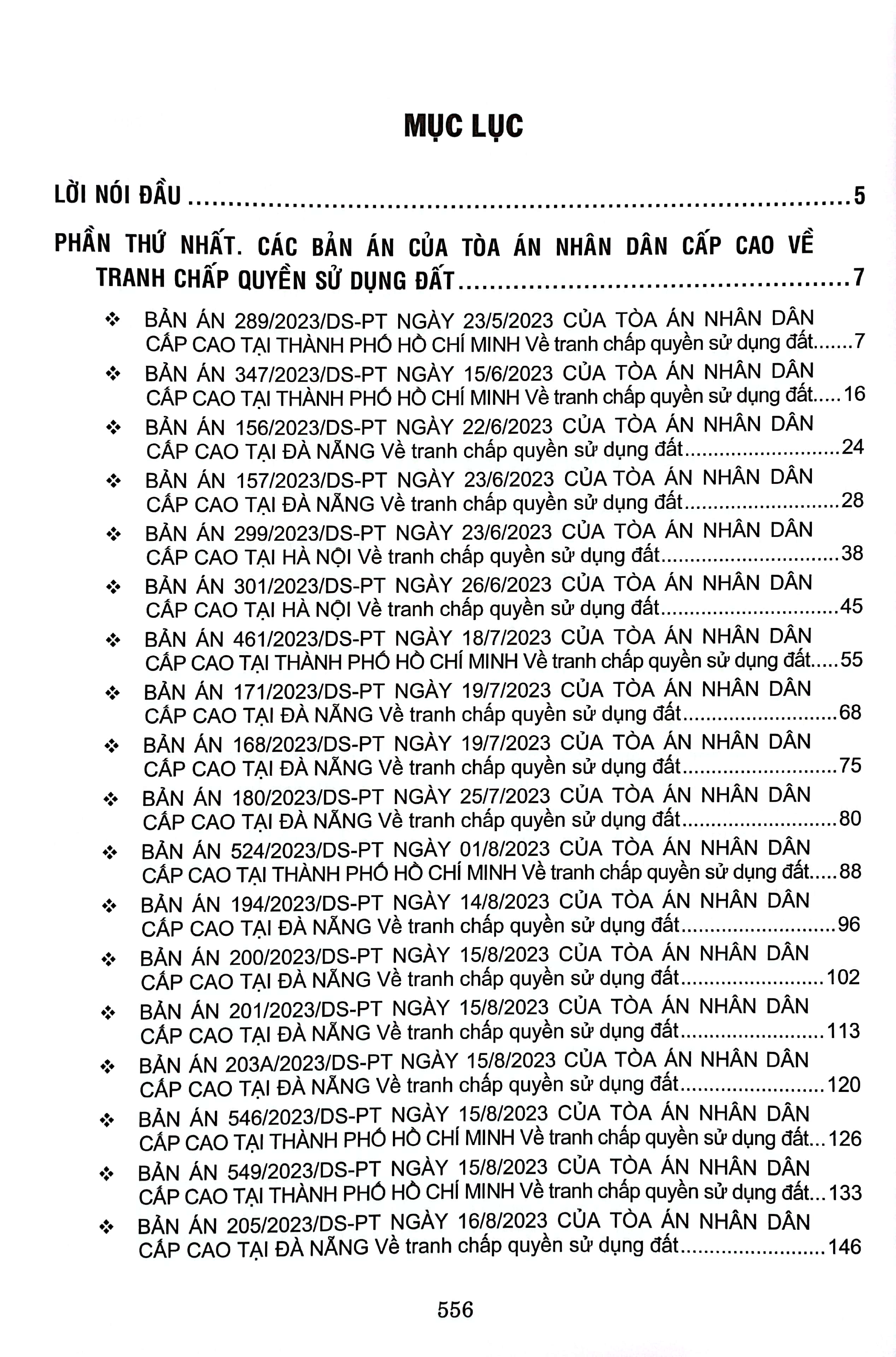 tuyển tập các bản án của tòa án nhân dân cấp cao về quyền sử dụng đất và tài sản gắn liền với đất (dành cho thẩm phán, thẩm tra viên, hội thẩm, kiểm sát viên, luật sư và các học viên tư pháp)