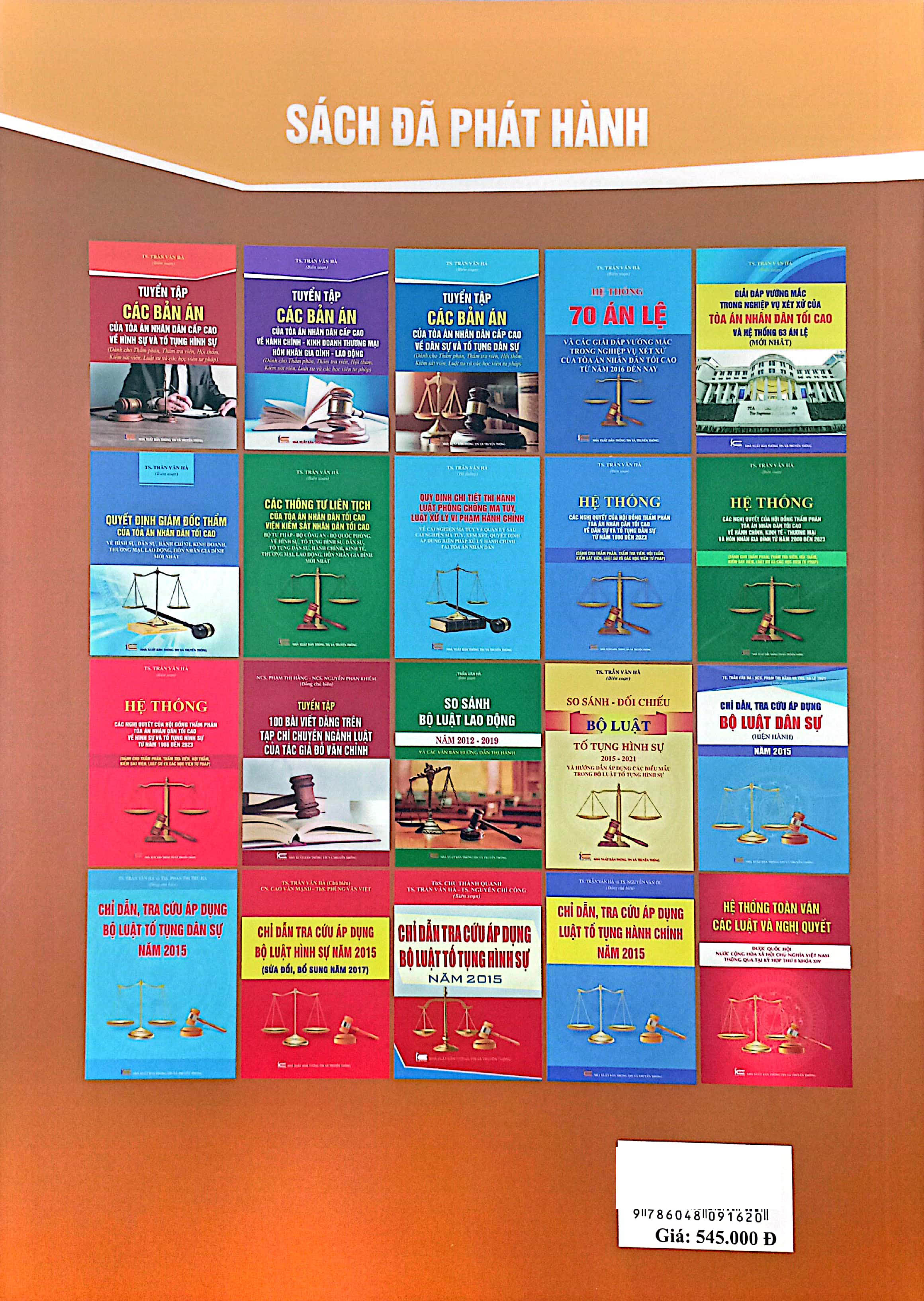 tuyển tập các bản án của tòa án nhân dân cấp cao về quyền sử dụng đất và tài sản gắn liền với đất (dành cho thẩm phán, thẩm tra viên, hội thẩm, kiểm sát viên, luật sư và các học viên tư pháp)