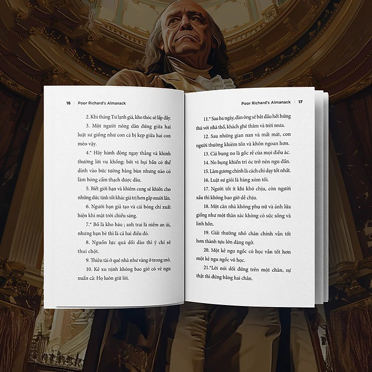 tuyển tập các câu châm ngôn và thành ngữ, và một bản phác họa ngắn về cuộc đời của benjamin franklin - poor richard's almanack