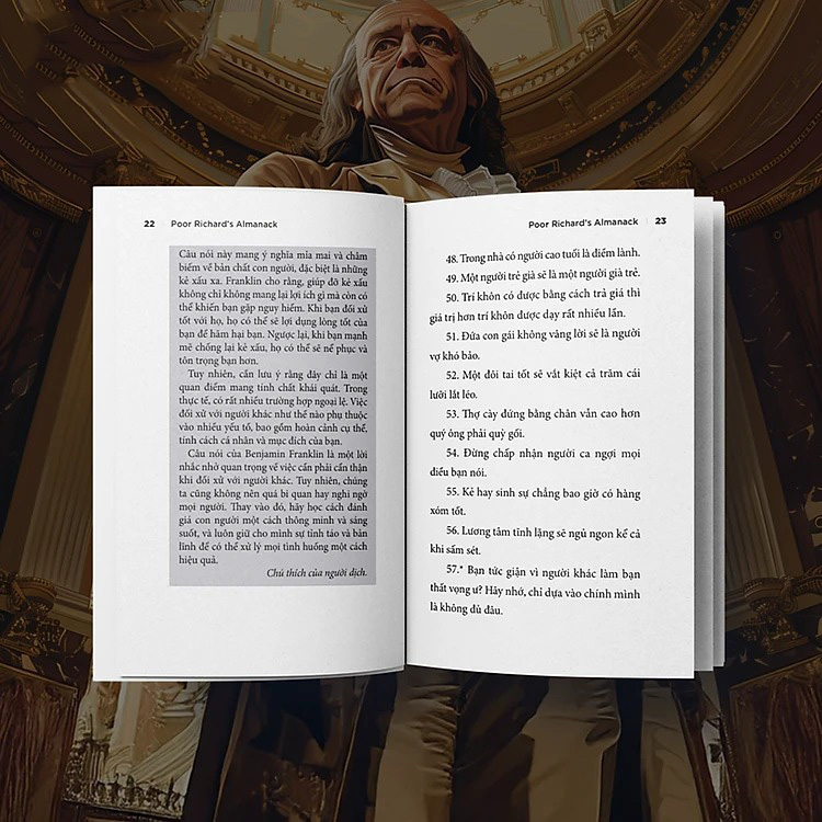tuyển tập các câu châm ngôn và thành ngữ, và một bản phác họa ngắn về cuộc đời của benjamin franklin - poor richard's almanack