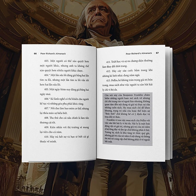 tuyển tập các câu châm ngôn và thành ngữ, và một bản phác họa ngắn về cuộc đời của benjamin franklin - poor richard's almanack