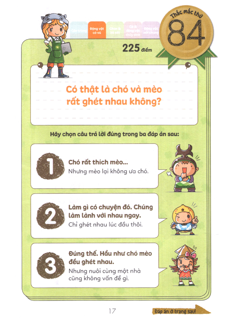 tuyển tập câu hỏi của học sinh tiểu học - về sinh vật (tái bản 2019)