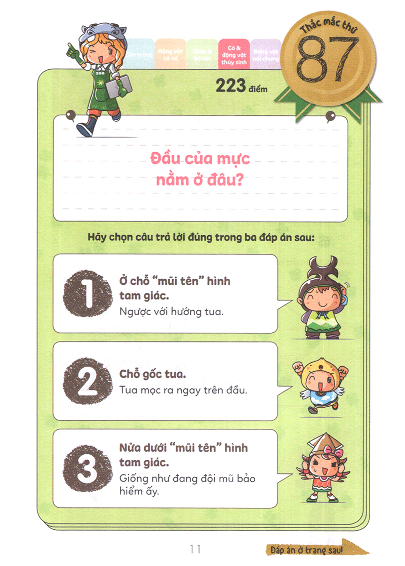 tuyển tập câu hỏi của học sinh tiểu học - về sinh vật (tái bản 2019)