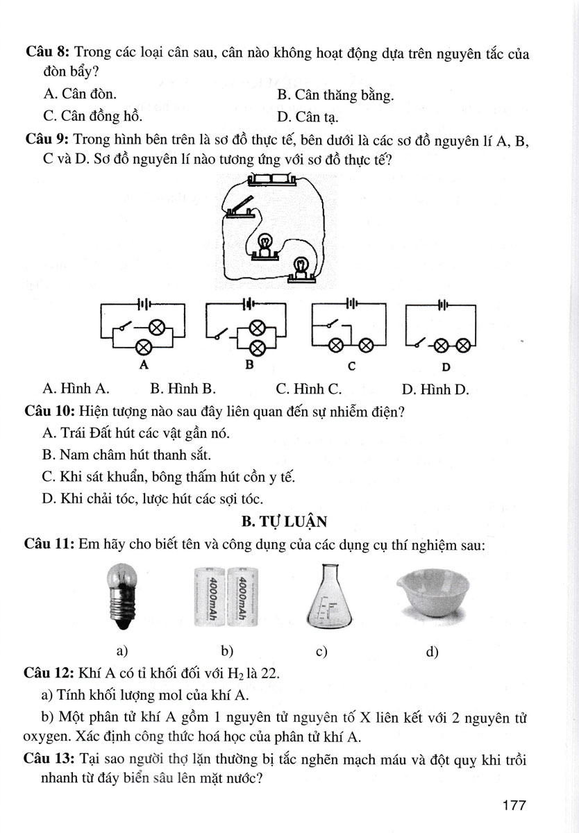 tuyển tập đề kiểm tra định kỳ khoa học tự nhiên 8 (dùng chung cho các bộ sgk hiện hành)