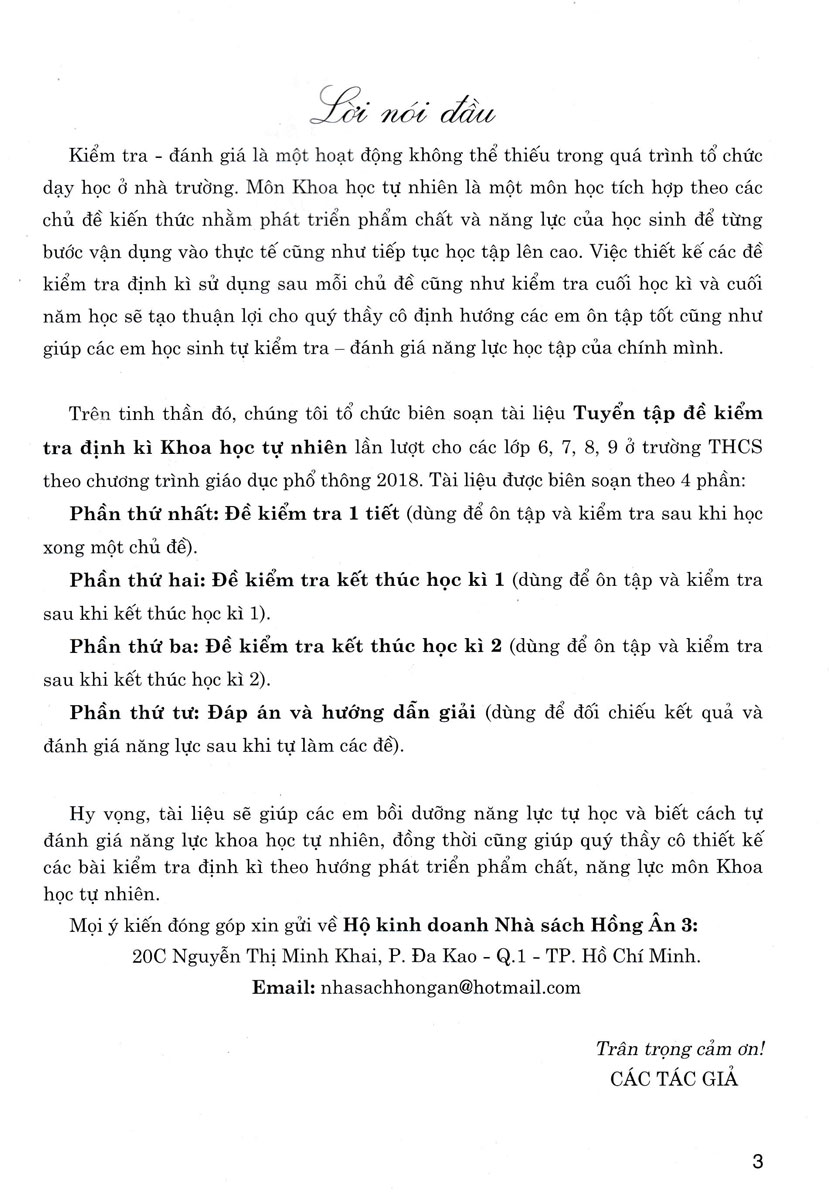 Tuyen Tap De Kiem Tra Dinh Ky Khoa Hoc Tu Nhien Lop 9