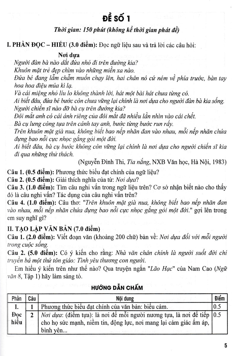 tuyển tập đề kiểm tra môn ngữ văn 8