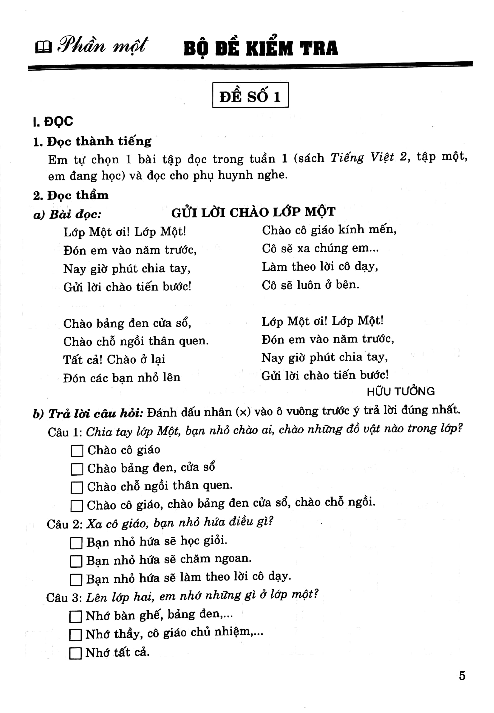 Tuyen Tap De Kiem Tra Tieng Viet Lop 2 (Bien Soan Theo Chuong Trinh Giao Duc Pho Thong Moi)