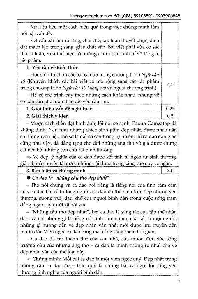 tuyển tập đề thi học sinh giỏi ngữ văn thpt qua các kì thi