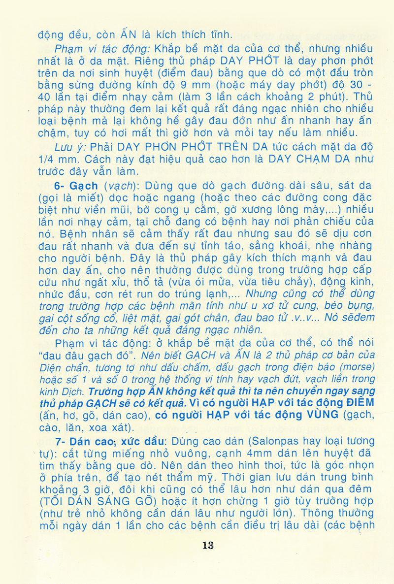 tuyển tập đồ hình diện chẩn điều khiển liệu pháp và xoa bóp việt nam