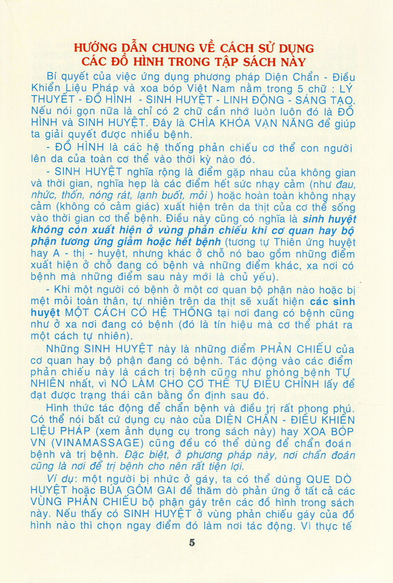 tuyển tập đồ hình diện chẩn điều khiển liệu pháp và xoa bóp việt nam