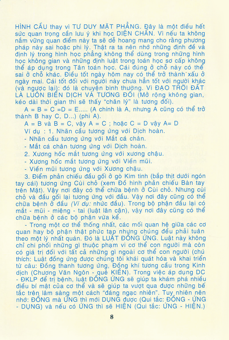 tuyển tập đồ hình diện chẩn điều khiển liệu pháp và xoa bóp việt nam