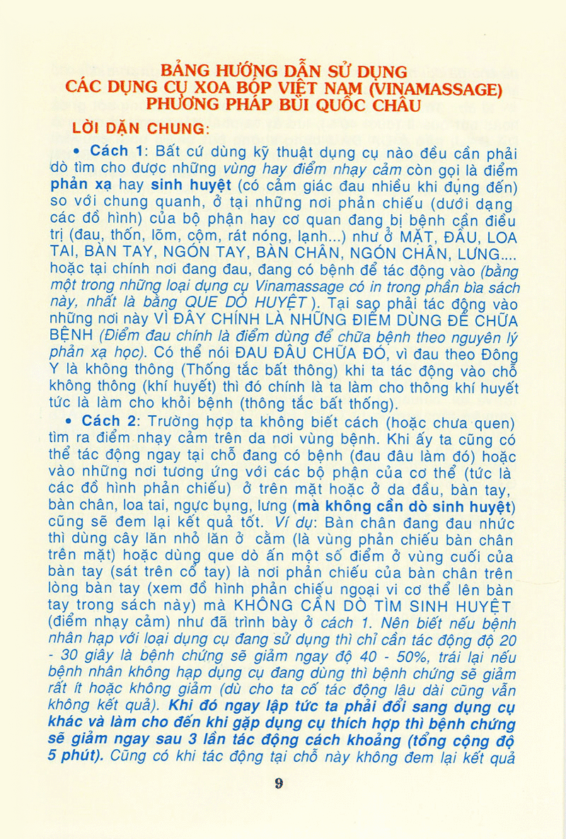 tuyển tập đồ hình diện chẩn điều khiển liệu pháp và xoa bóp việt nam