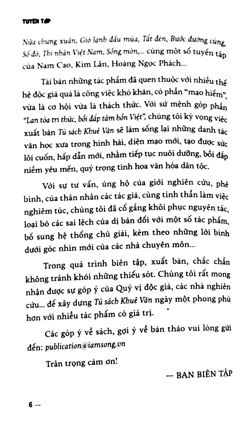 tuyển tập hoàng ngọc phách