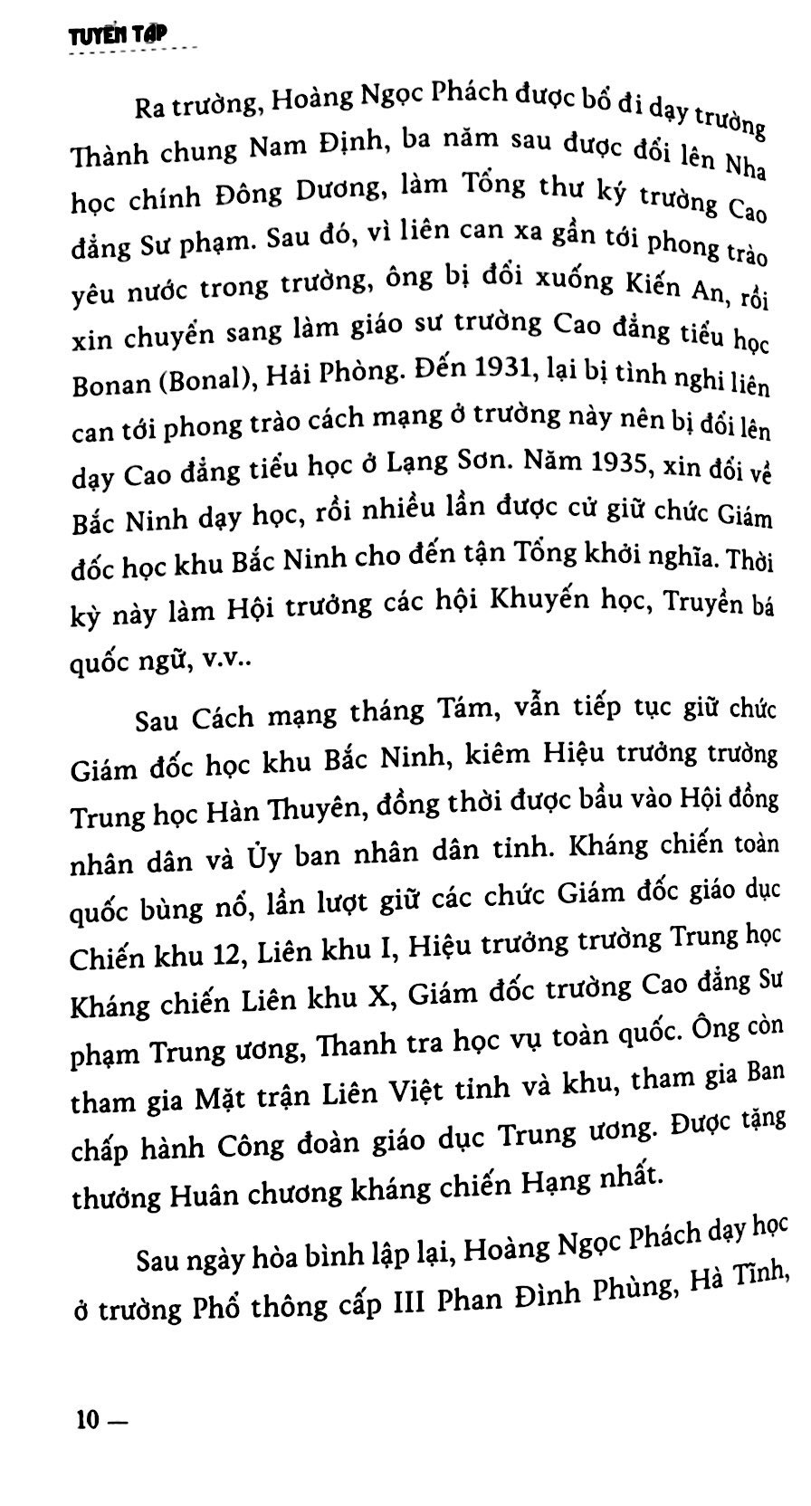 tuyển tập hoàng ngọc phách
