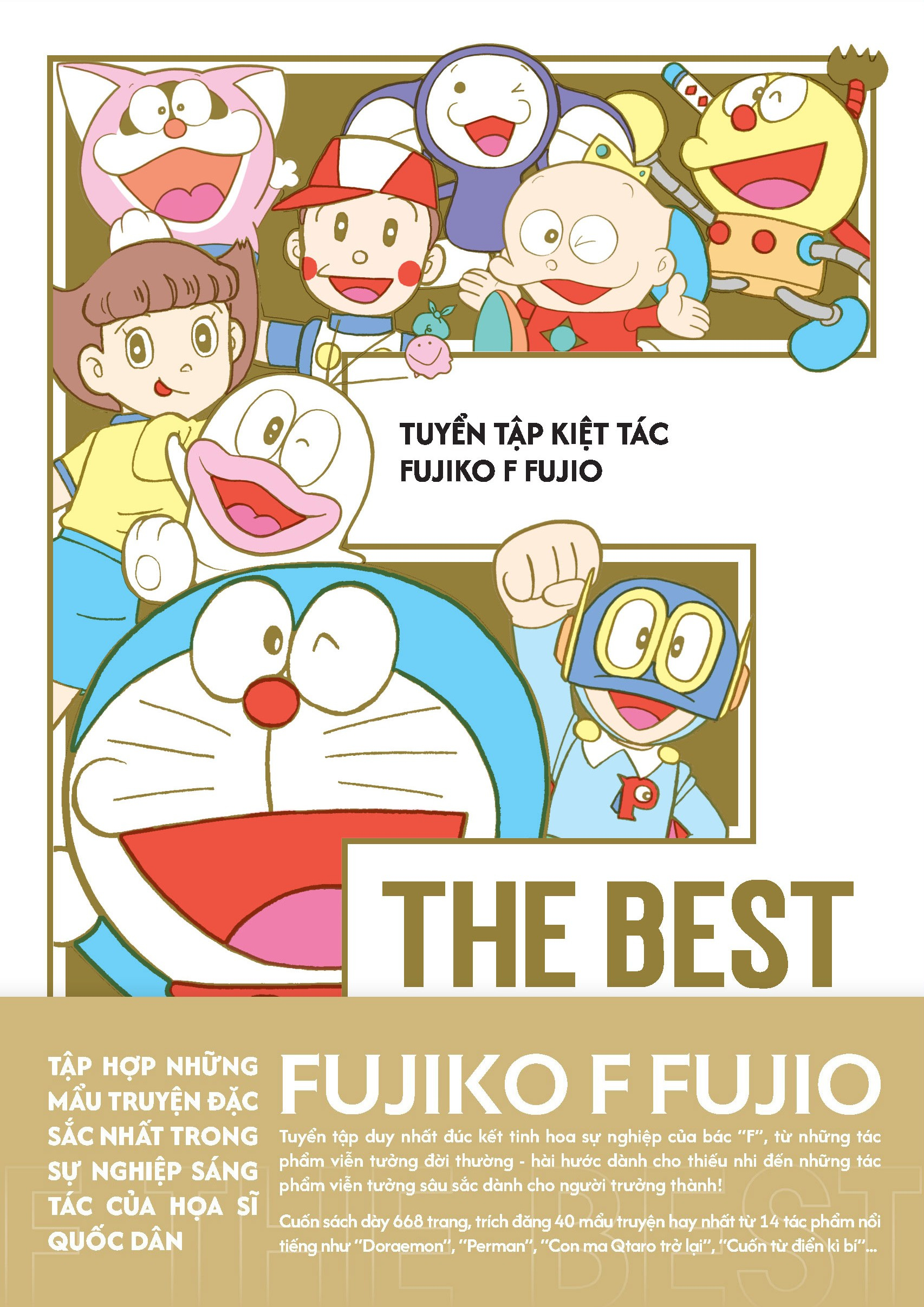 Tuyen Tap Kiet Tac Fujiko F Fujio - F The Best - Tang Kem Set Sticker Kho Lon