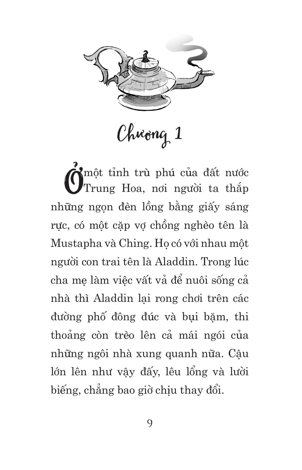 tuyển tập nghìn lẻ một đêm - aladdin và cây đèn thần