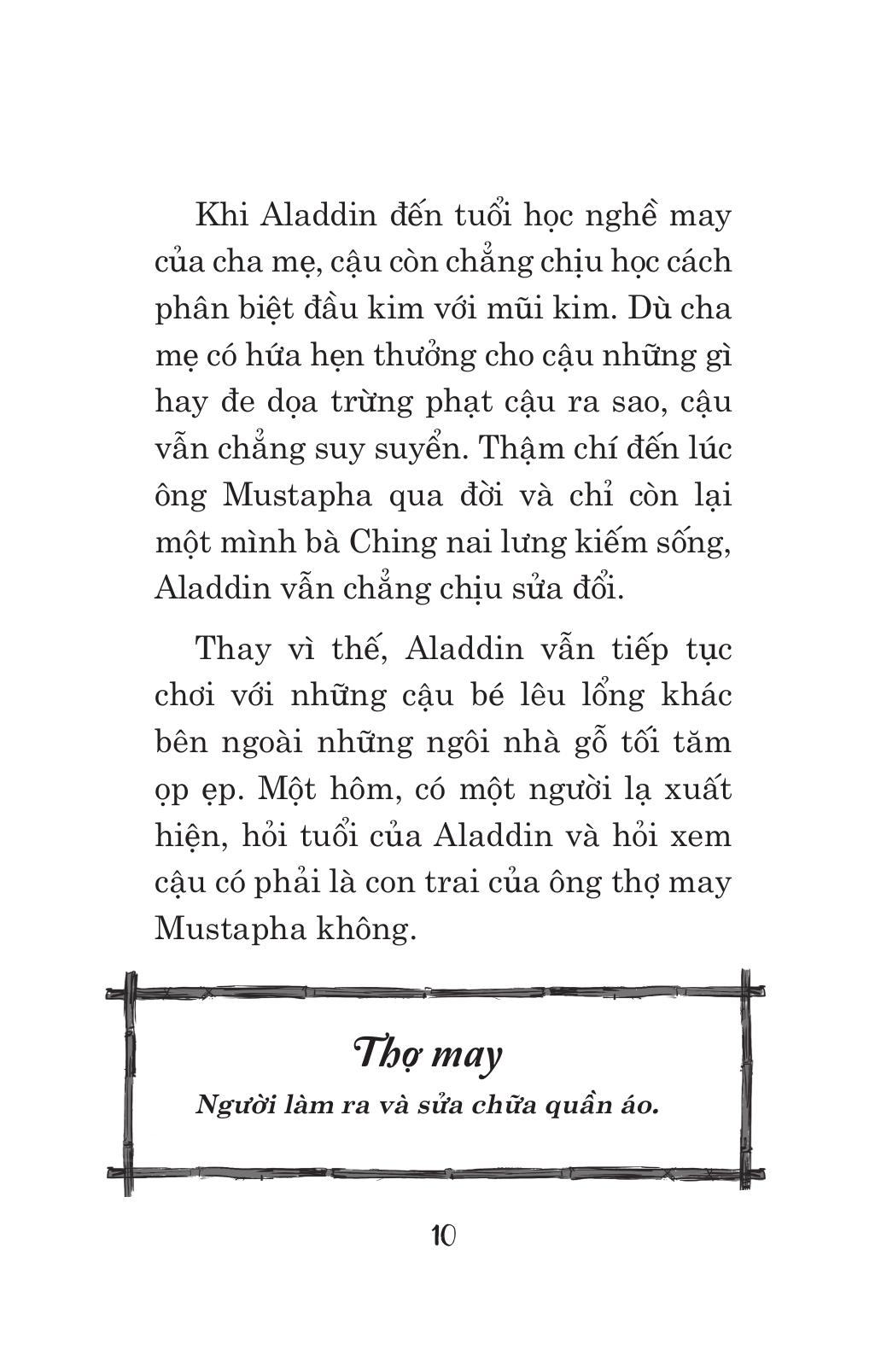 tuyển tập nghìn lẻ một đêm - aladdin và cây đèn thần