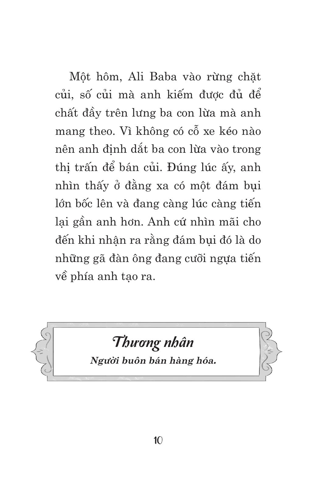 tuyển tập nghìn lẻ một đêm - ali baba và bốn mươi tên cướp