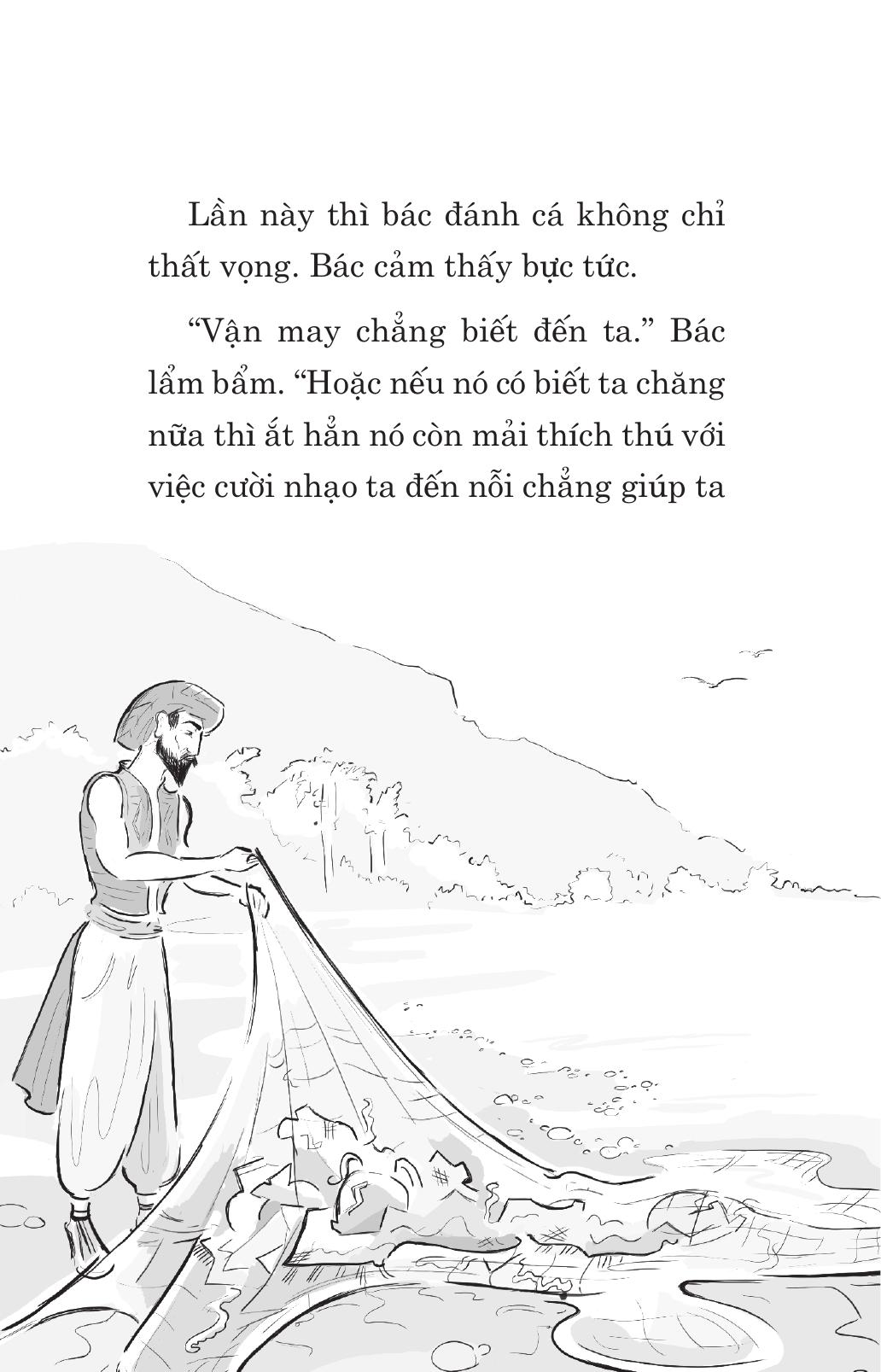 tuyển tập nghìn lẻ một đêm - người đánh cá và vị thần