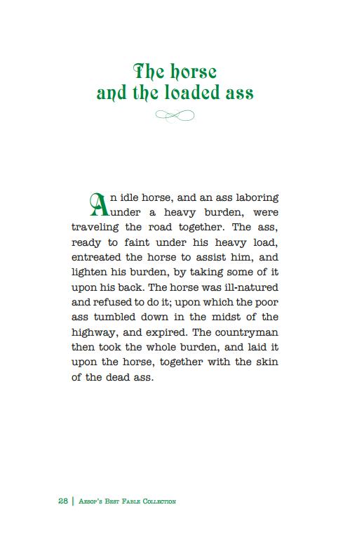 tuyển tập những câu chuyện hay nhất của aesop (song ngữ anh-việt)