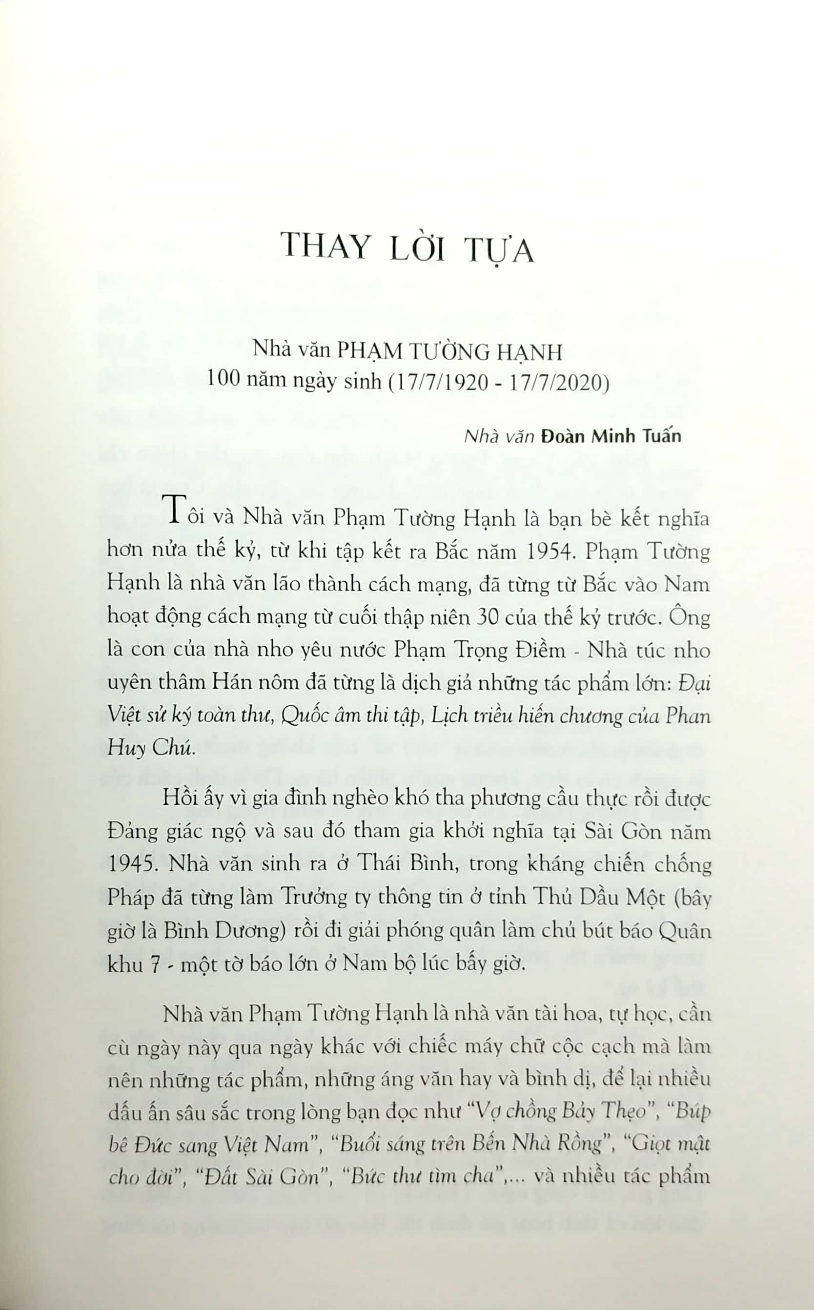 tuyển tập phạm tường hạnh