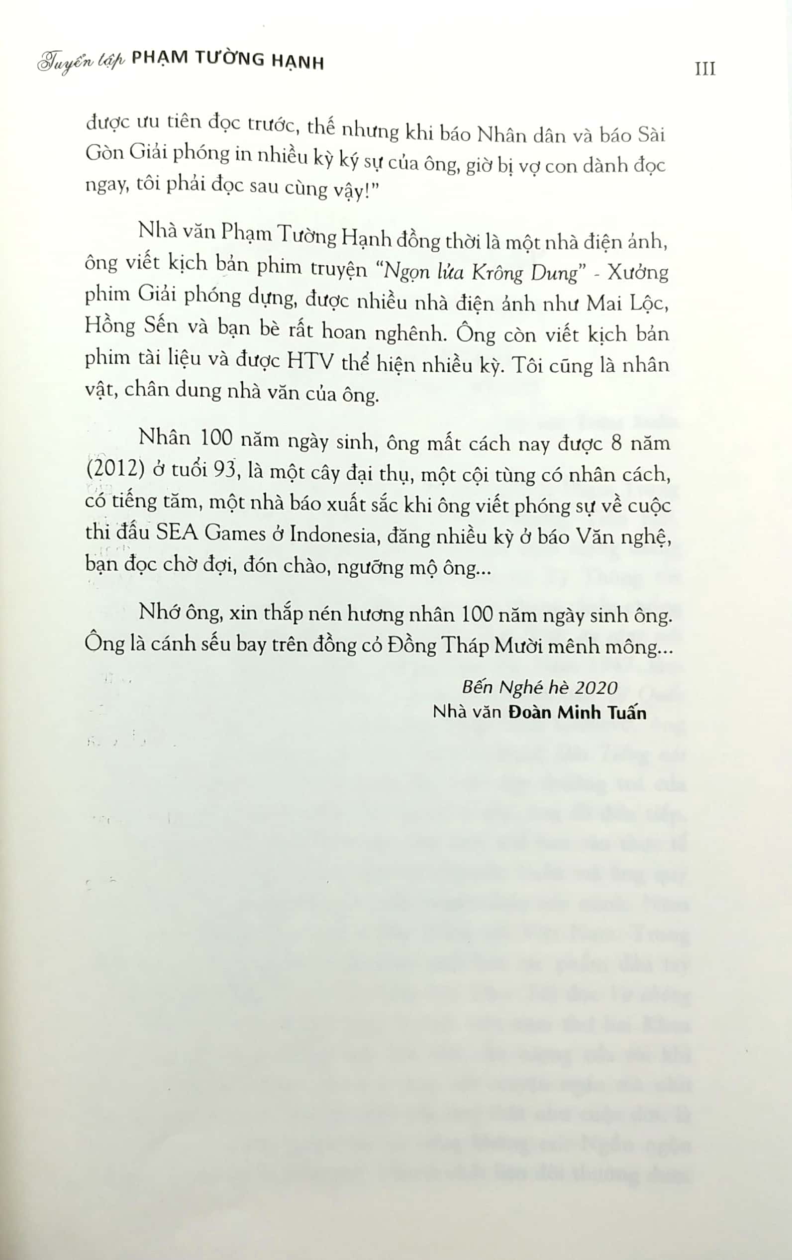 tuyển tập phạm tường hạnh