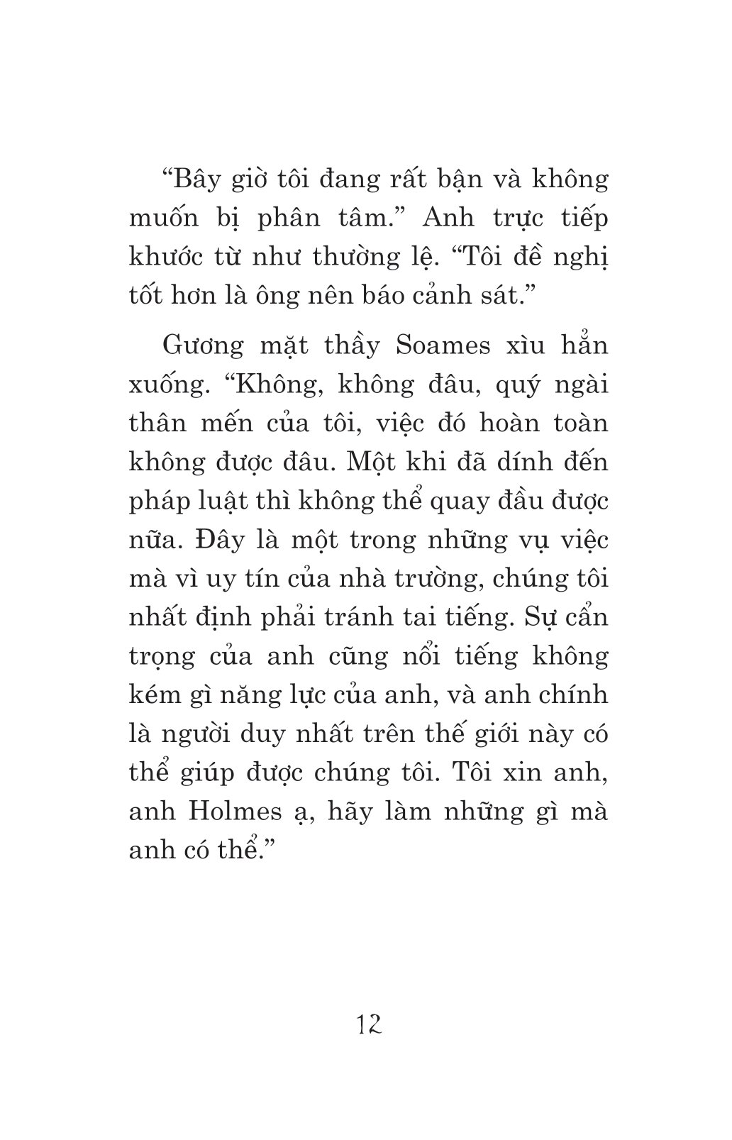 tuyển tập sherlock holmes - những bí mật và báu vật bị đánh cắp - ba chàng sinh viên