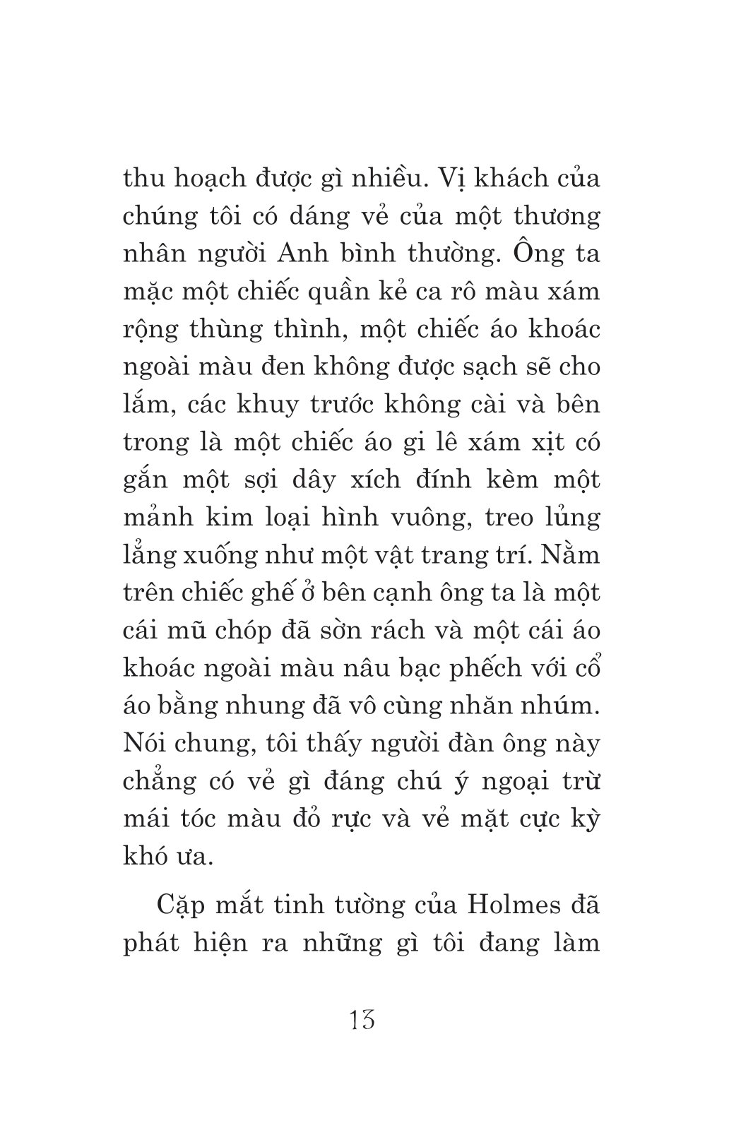 tuyển tập sherlock holmes - những bí mật và báu vật bị đánh cắp - hội tóc đỏ