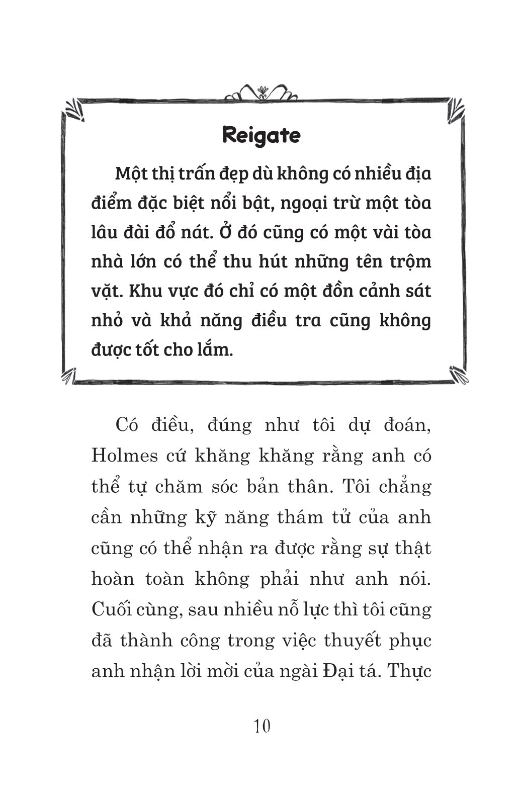 tuyển tập sherlock holmes - những bí mật và báu vật bị đánh cắp - vị điền chủ vùng reigate