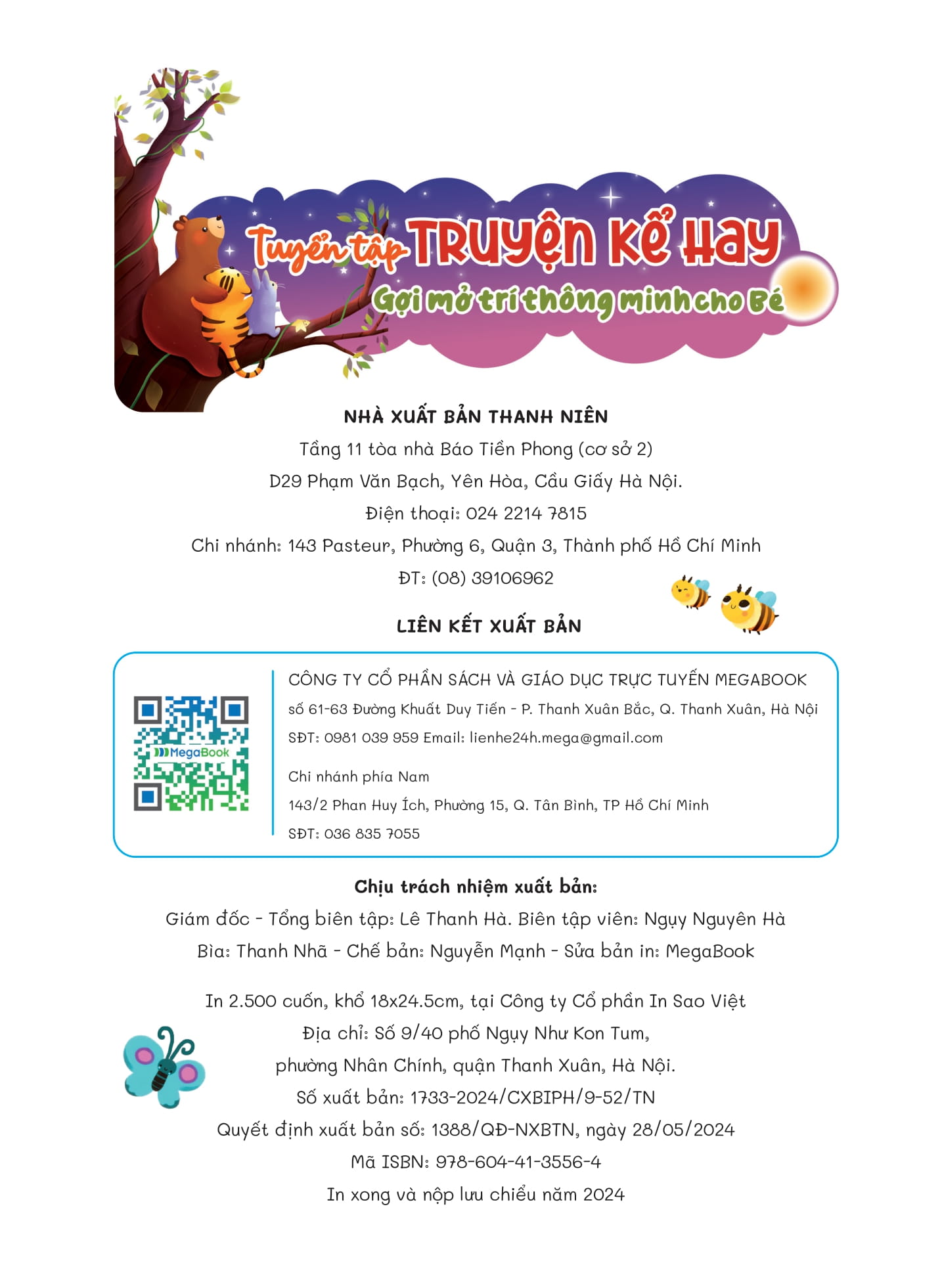 tuyển tập truyện kể hay, gợi mở trí thông minh cho bé