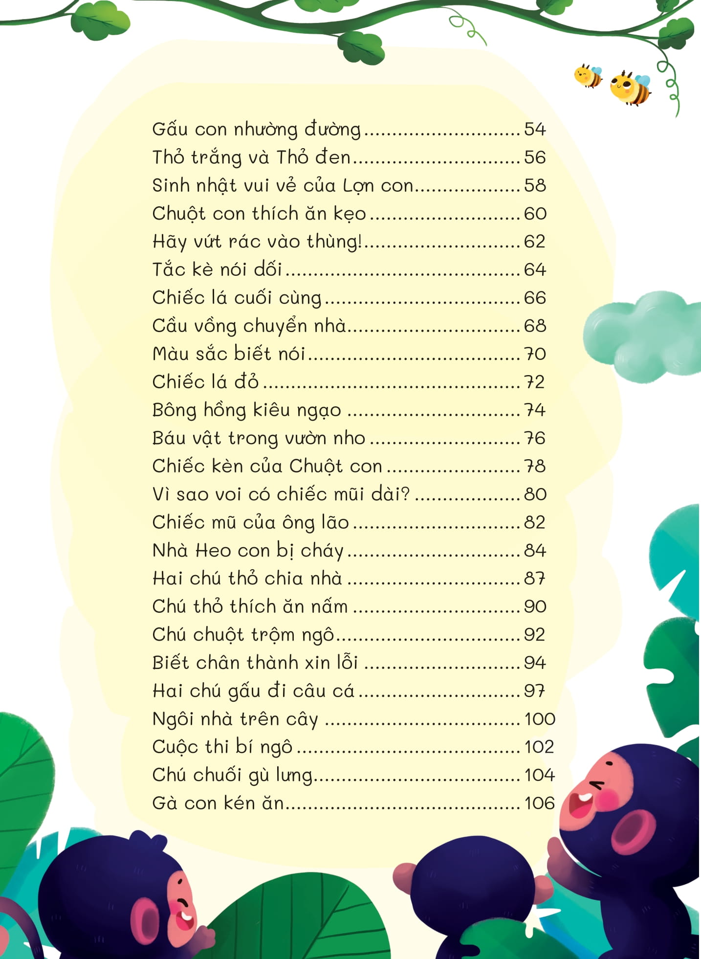 tuyển tập truyện kể hay, gợi mở trí thông minh cho bé