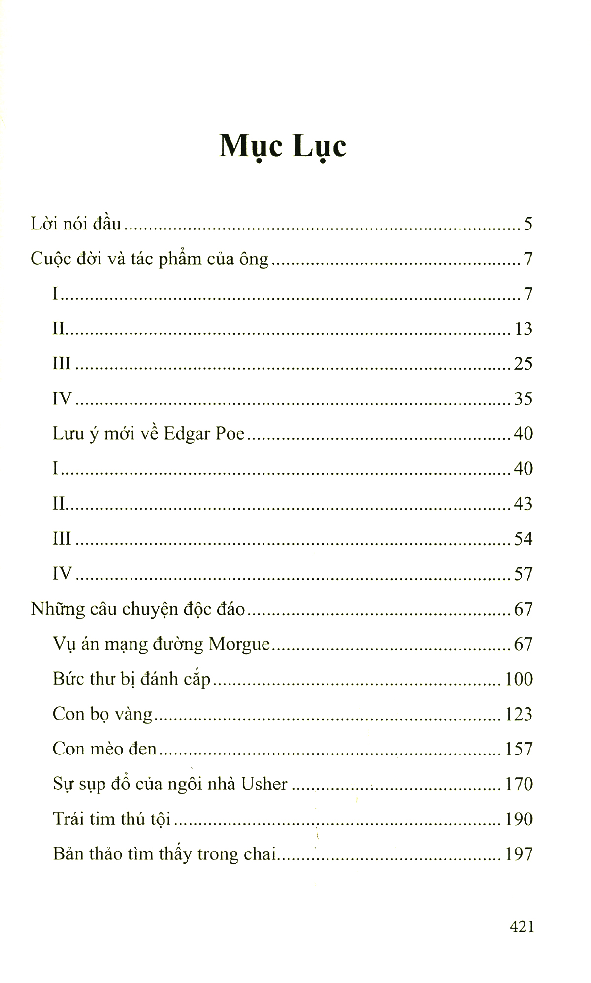 Tuyển Tập Truyện Kinh Dị Của Edgar Poe