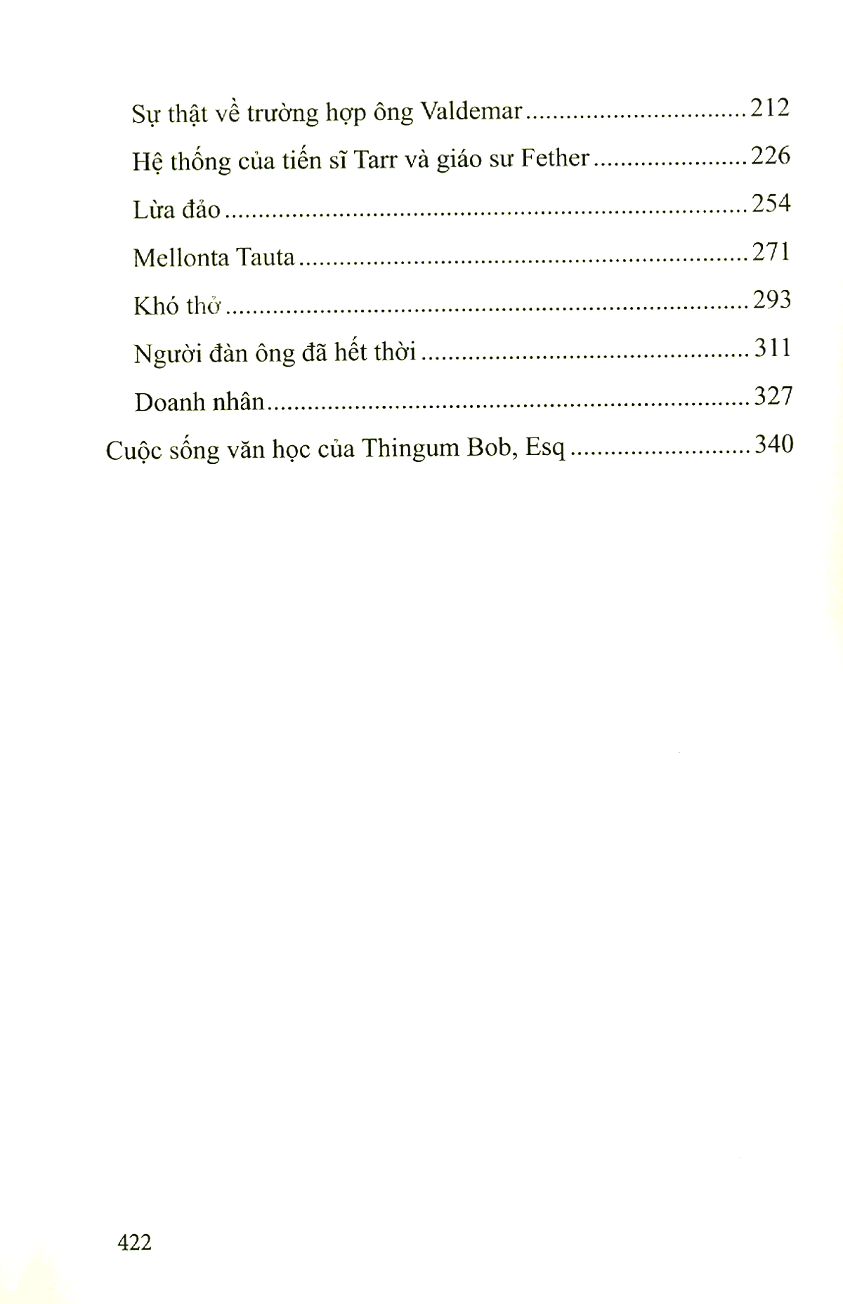Tuyển Tập Truyện Kinh Dị Của Edgar Poe