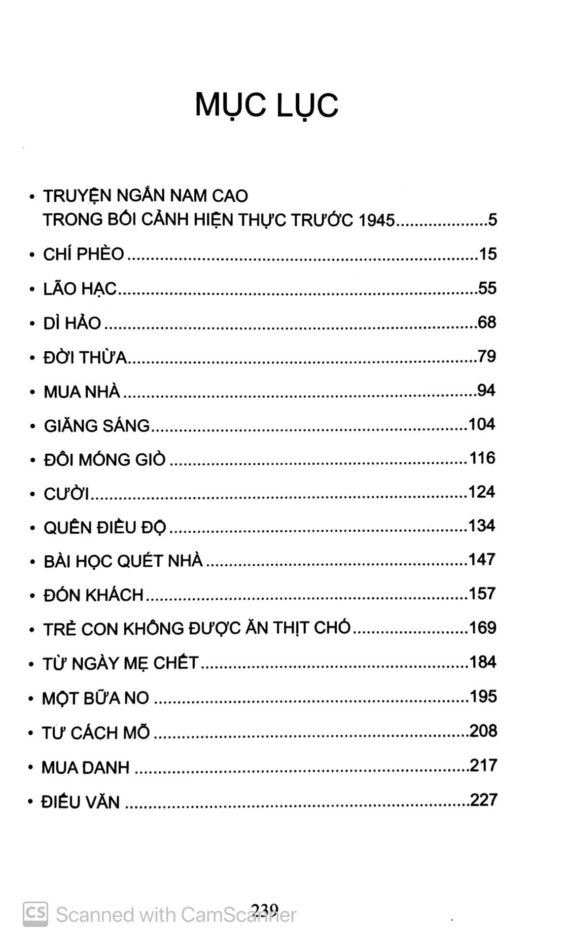 tuyển tập truyện ngắn - chí phèo (tái bản 2018)
