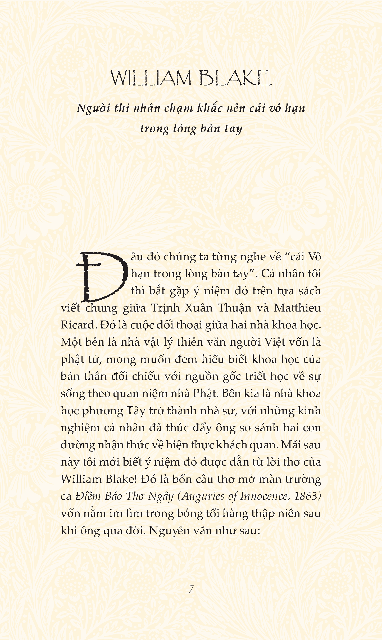 Tuyen Tap William Blake - Khuc Ca Tho Ngay Va Tung Trai