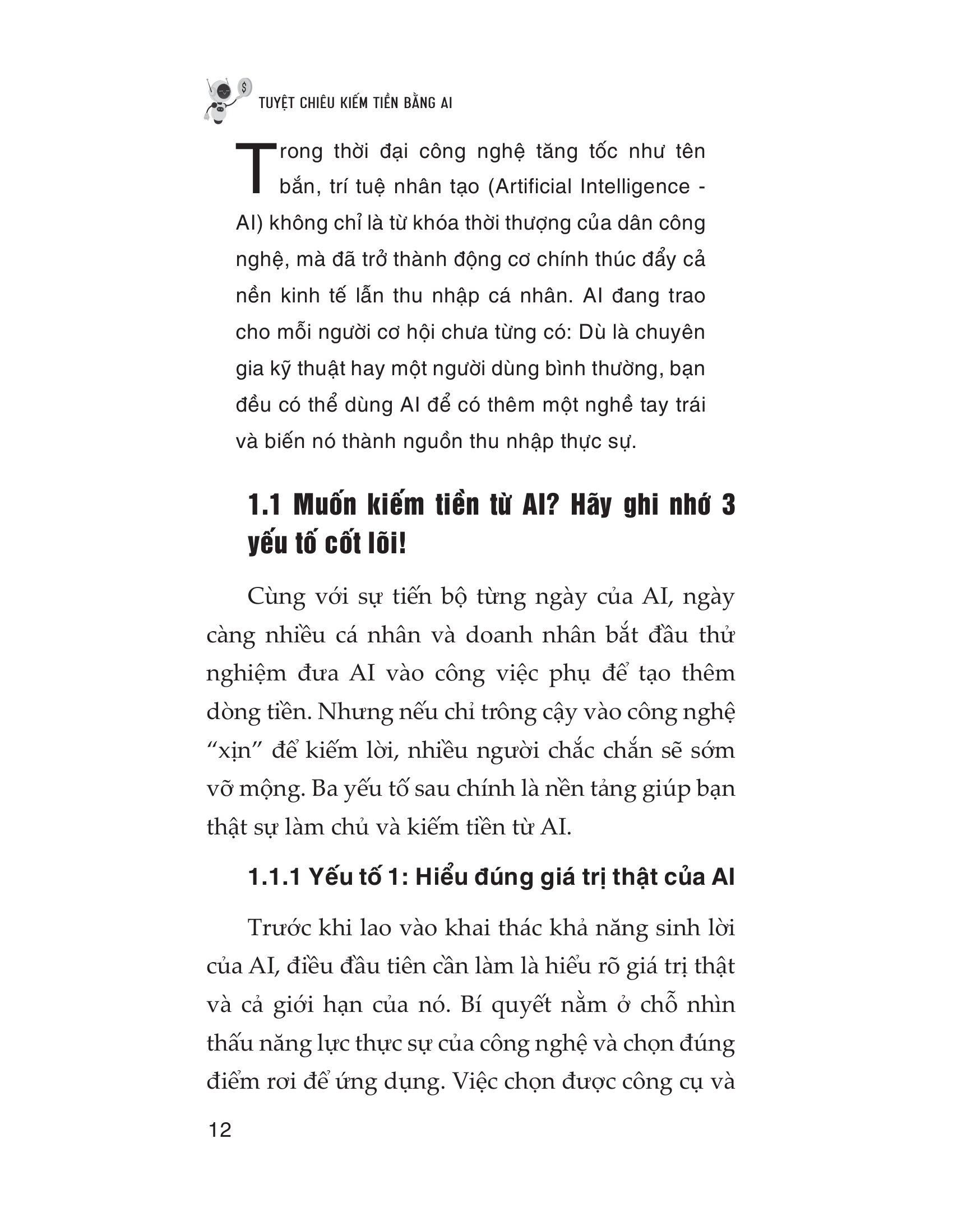 Tuyệt Chiêu Kiếm Tiền Bằng AI