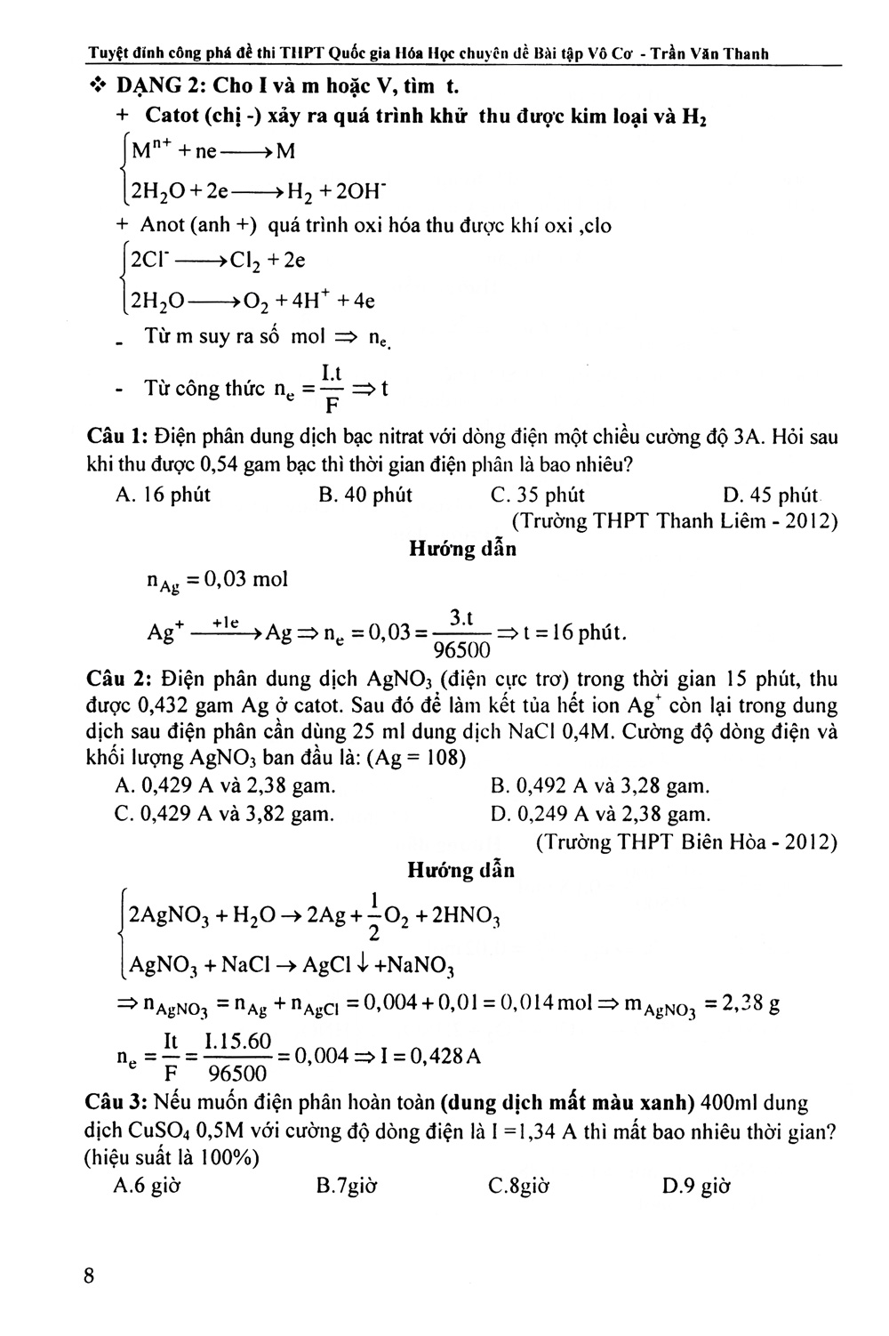 tuyệt đỉnh công phá đề thi thpt quốc gia hóa học chuyên đề bài tập vô cơ