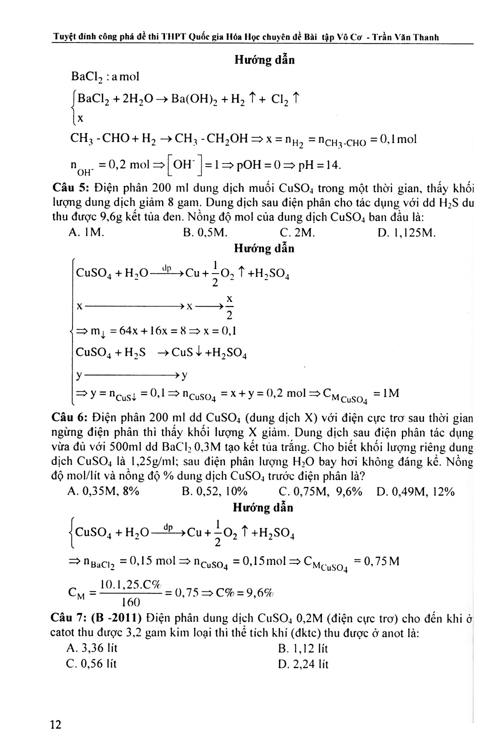 tuyệt đỉnh công phá đề thi thpt quốc gia hóa học chuyên đề bài tập vô cơ