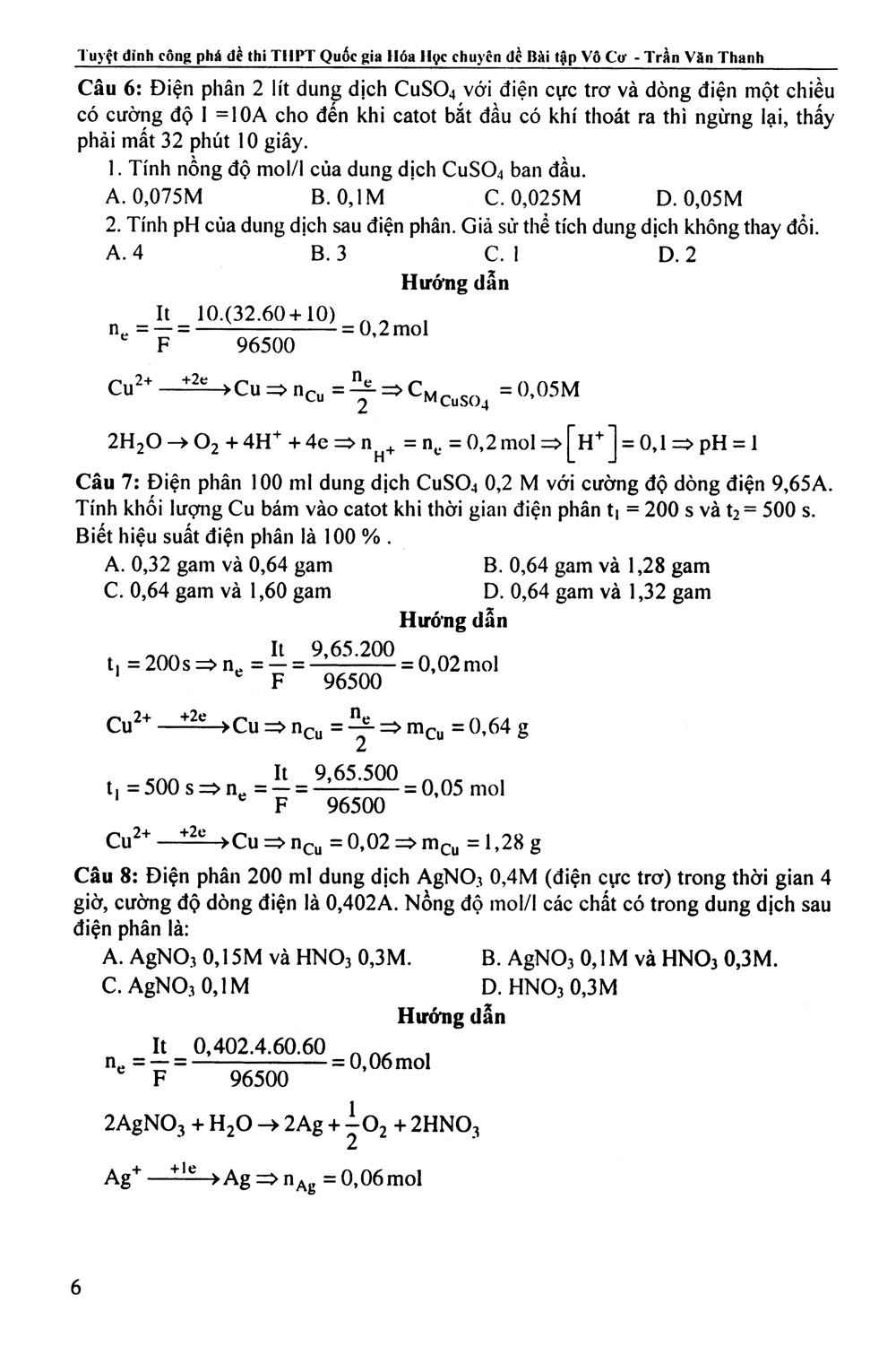 tuyệt đỉnh công phá đề thi thpt quốc gia hóa học chuyên đề bài tập vô cơ