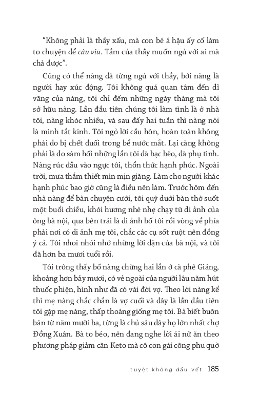 tuyệt không dấu vết