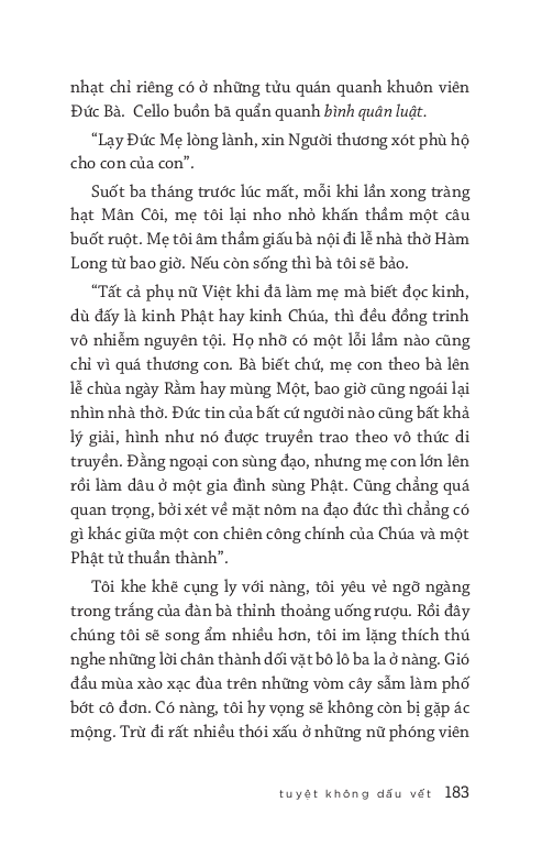 tuyệt không dấu vết