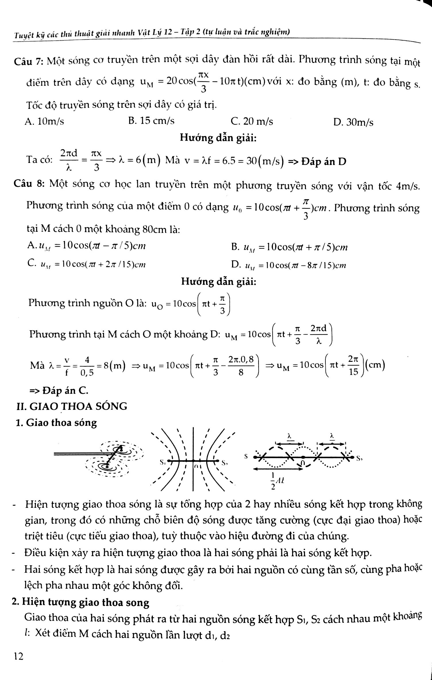 tuyệt kĩ các thủ thuật giải nhanh vật lý 12 - tập 2