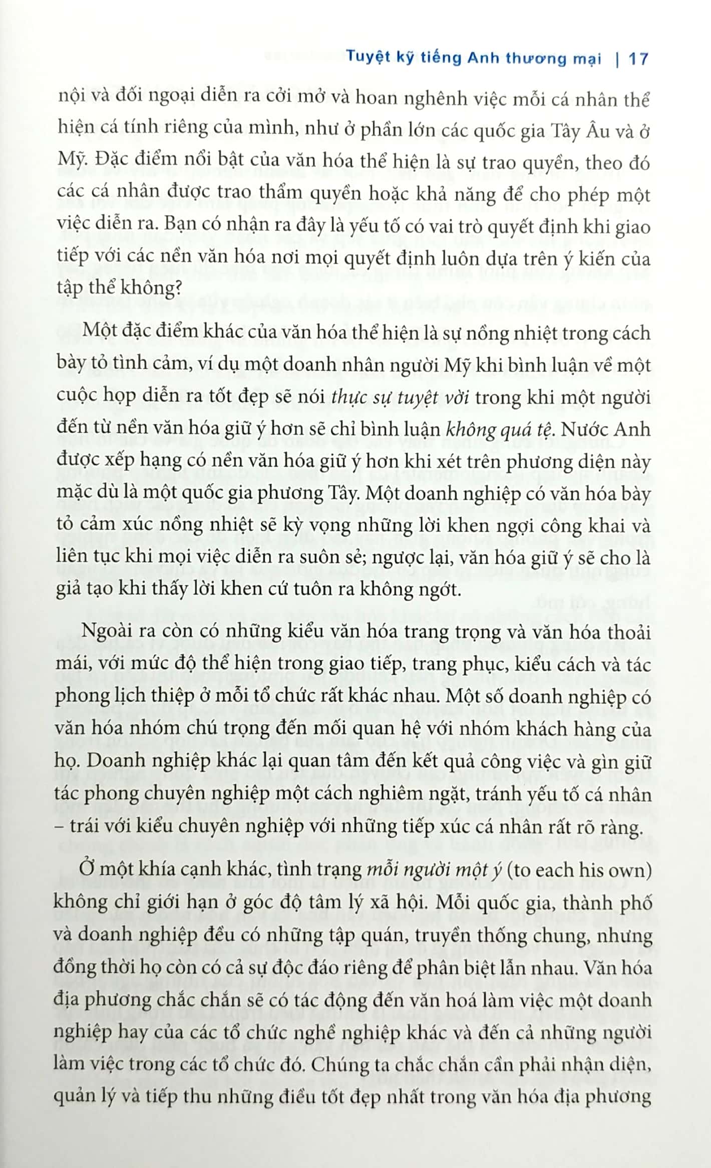 tuyệt kỹ tiếng anh thương mại